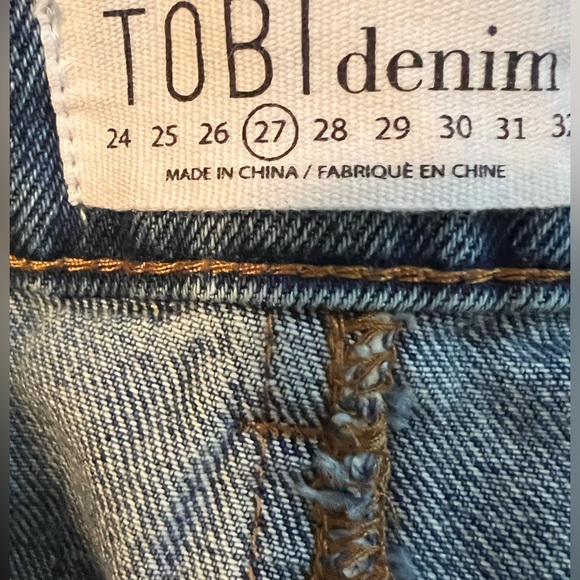 Tobi Jean Skirt Size 27 - Picture 2 of 2